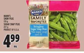 Metro Mann's snow peas offer