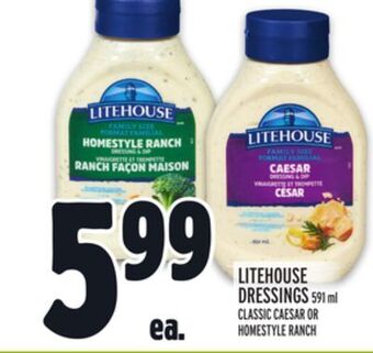 Metro Litehouse dressings offer