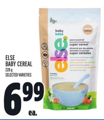 Metro Else baby cereal offer