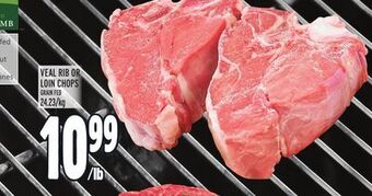 Metro Veal rib or loin chops offer