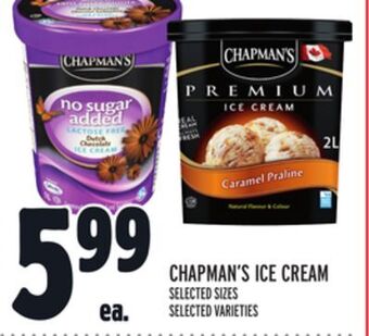 Metro Chapman's ice cream offer