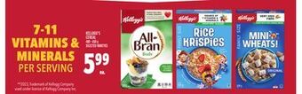 Metro Kellogg's cereal offer