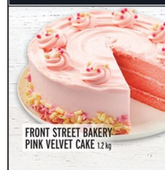 Metro Front street bakery pink velvet cake offer