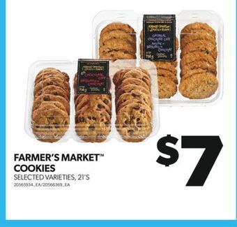 Real Canadian Superstore Farmer's market cookies, 21's offer