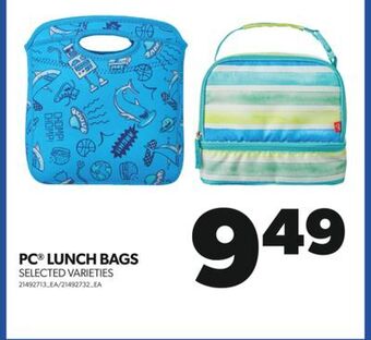Real Canadian Superstore Pc lunch bags offer