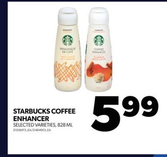 Real Canadian Superstore Starbucks coffee enhancer, 828 ml offer