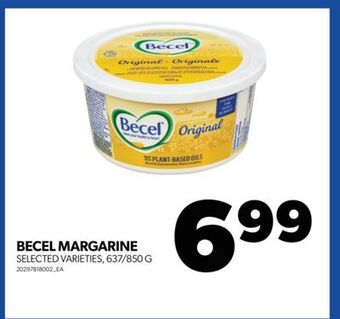 Real Canadian Superstore Becel margarine, 637/850 g offer