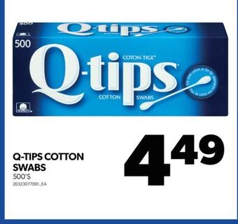Real Canadian Superstore Q-tips cotton swabs offer