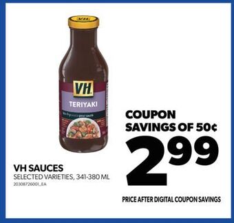 Real Canadian Superstore Vh sauces, 341-380 ml offer