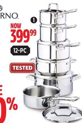 Canadian Tire Paderno canadian professional clad cookset offer