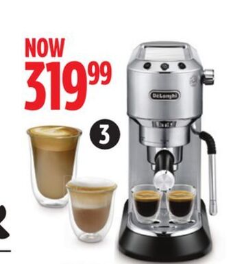 Canadian Tire Delonghi dedica arte espresso machine offer