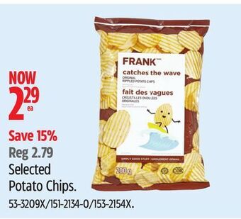 Canadian Tire Frank selected potato chips offer