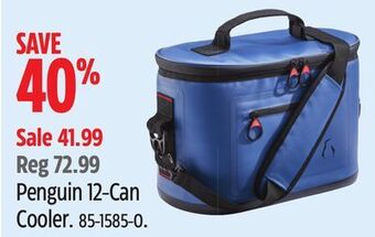 Canadian Tire Penguin 12-can cooler offer
