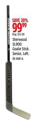 Canadian Tire Sherwood sl900 goalie stick offer