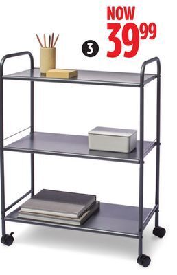 Canadian Tire Type a radiant 3-tier utility cart offer