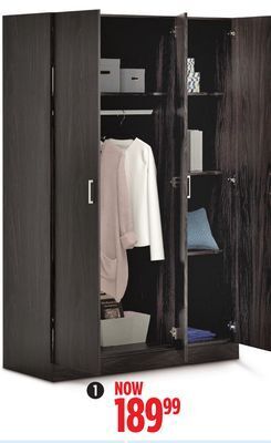 Canadian Tire Sauder 3-door wardrobe offer