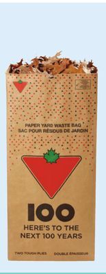Canadian Tire Yard waste 2-ply paper bags, 20-pack offer