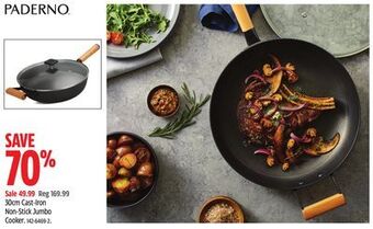 Canadian Tire Paderno 30cm cast-iron non-stick jumbo cooker offer