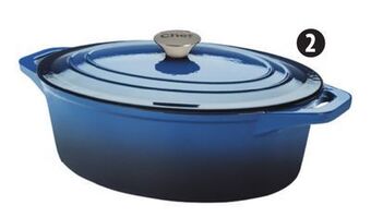 Canadian Tire Master chef 6.2-qt dutch oven, blue offer