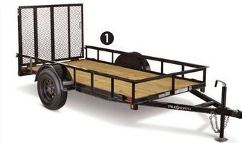 Canadian Tire True north 60 x 10' trailers black or galvanized offer