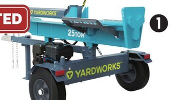 Canadian Tire Yardworks 25-ton 224cc gas log splitter offer