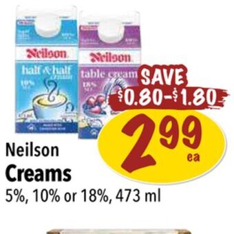 Farm Boy Neilson creams offer