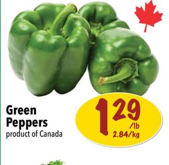 Farm Boy Green peppers offer
