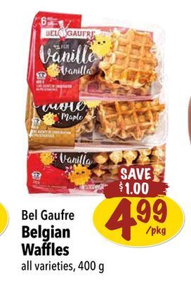 Farm Boy Bel gaufre belgian waffles offer