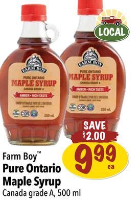 Farm Boy Farm boy pure ontario maple syrup offer