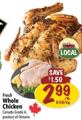 Farm Boy Fresh whole chicken offer