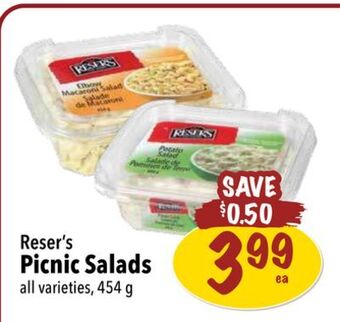 Farm Boy Reser's picnic salads offer