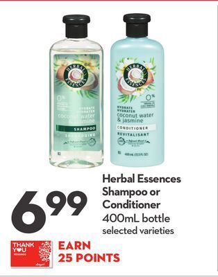 Longo's Herbal essences shampoo or conditioner offer