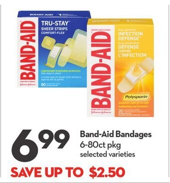 Longo's Band-aid bandages offer