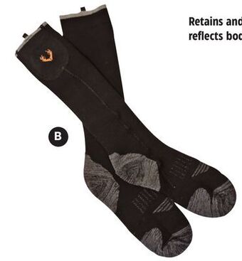Canadian Tire Huntshield men's heated socks offer