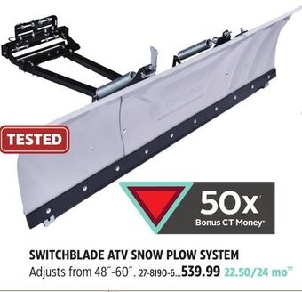 Kolphin switchblade atv snow plow system