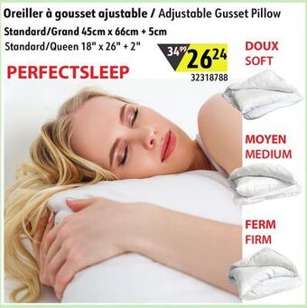 Hart Adjustable gusset pillow offer