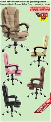 Sushi Shop Premium quality padded office chair offer