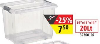 Sushi Shop Plastic storage container bin with latching lid, stackable offer
