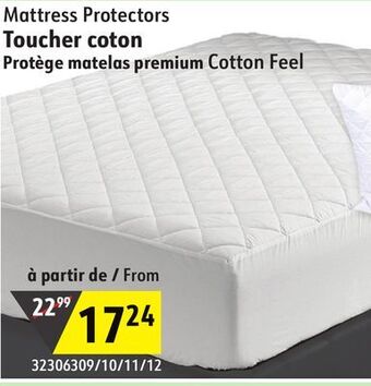 Sushi Shop Toucher coton protège matelas premium cotton feel offer