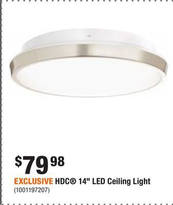 Home Depot Exclusive hdc 14 led ceiling light offer