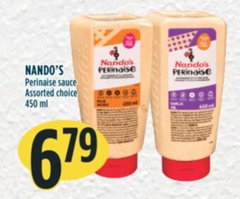 Marché Adonis Nando's perinaise sauce offer