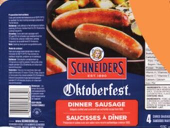 Giant Tiger Schneiders oktoberfest sausage offer