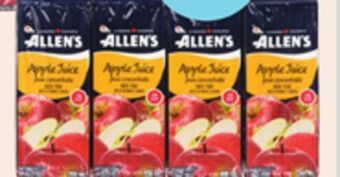 Giant Tiger Allen's juice boxes offer