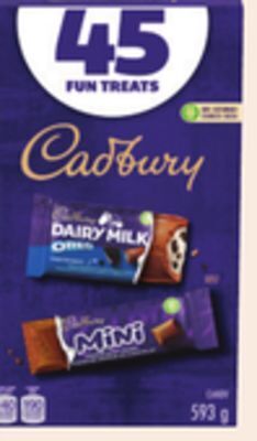 Giant Tiger Cadbury snack size chocolate offer