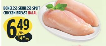 Marché Adonis Boneless skinless split chicken breast offer