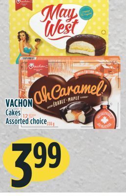 Marché Adonis Vachon cakes offer