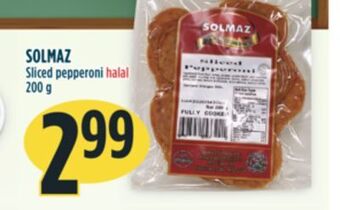 Marché Adonis Solmaz sliced pepperoni halal offer