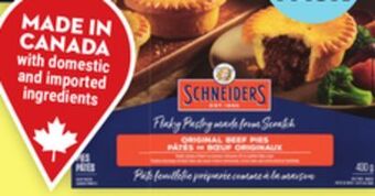 Giant Tiger Schneiders mini pot pies offer