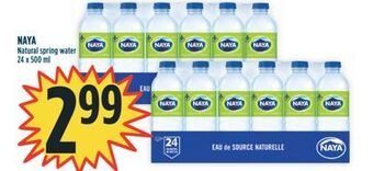 Marché Adonis Naya natural spring water offer
