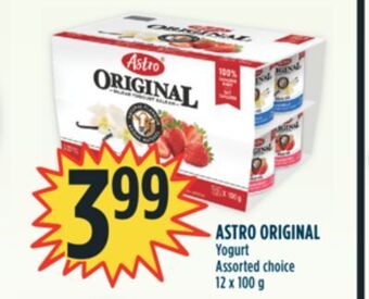 Marché Adonis Astro original yogurt offer